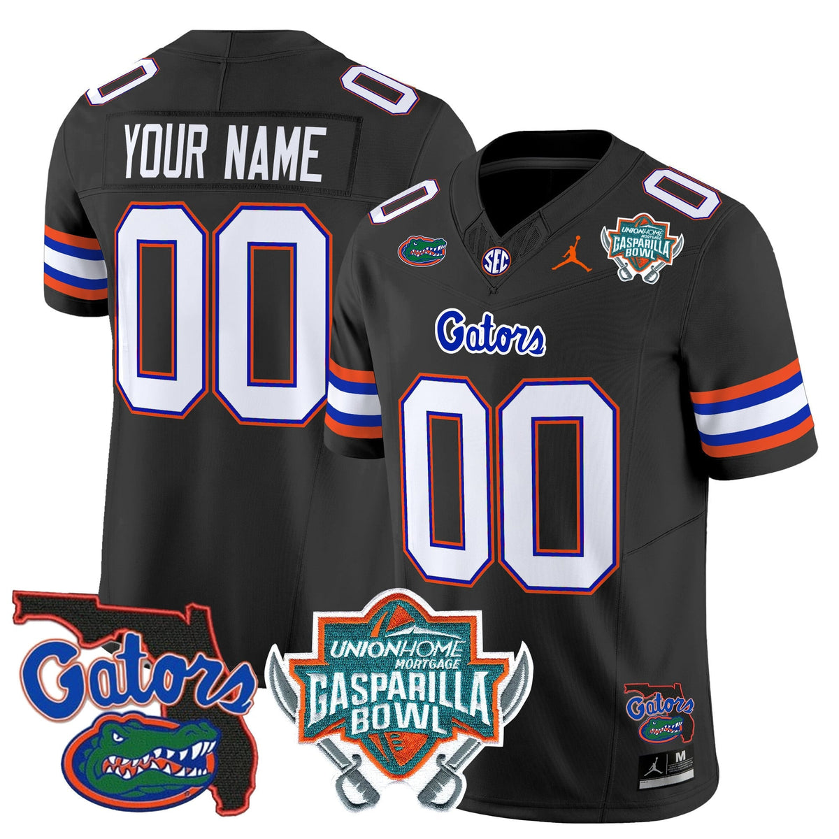 Florida Gators 2025 Gasparilla Bowl Patch Vapor Limited Custom Jersey - All Stitched - image 3