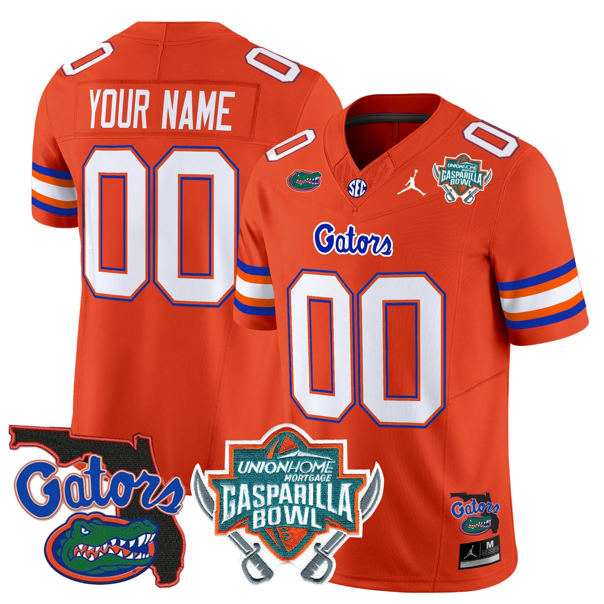 Florida Gators 2025 Gasparilla Bowl Patch Vapor Limited Custom Jersey - All Stitched - image 4