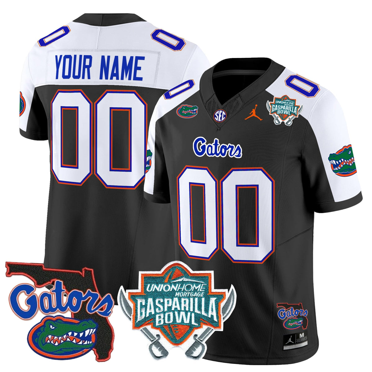 Florida Gators 2025 Gasparilla Bowl Patch Vapor Limited Custom Jersey - All Stitched - image 1