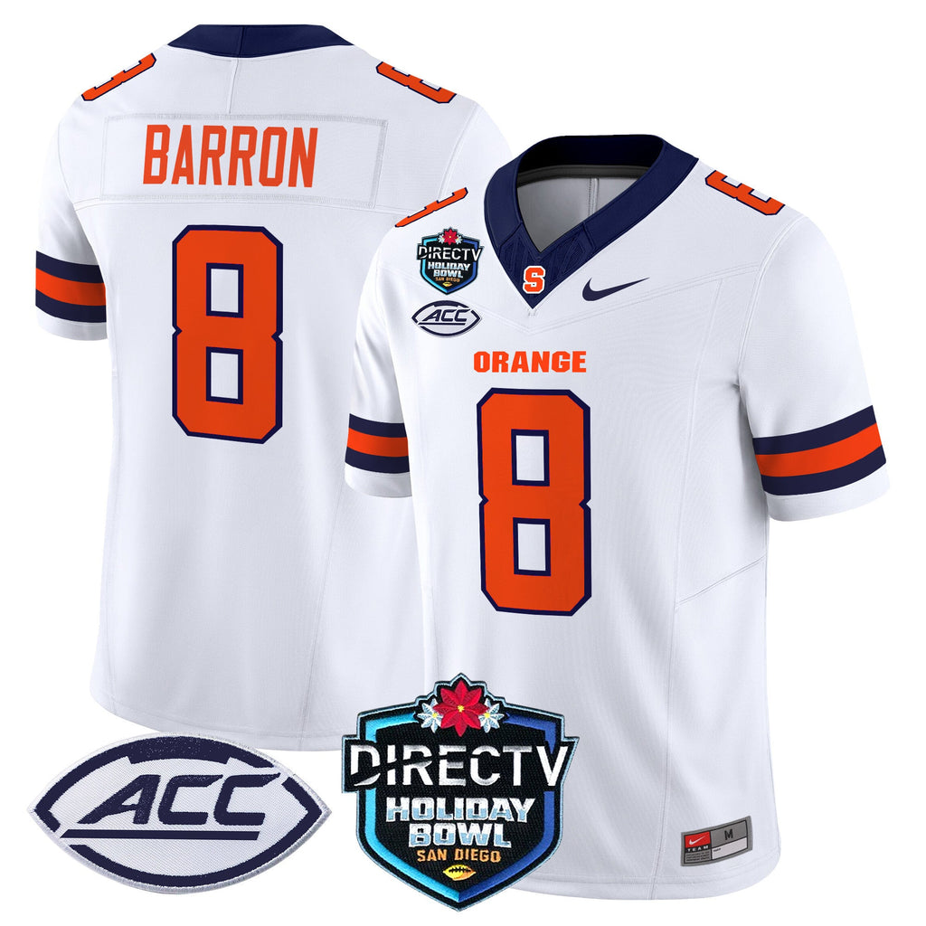 Men's Syracuse Orange 2025 Holiday Bowl Patch Vapor Limited Jersey - All Stitched - image 36