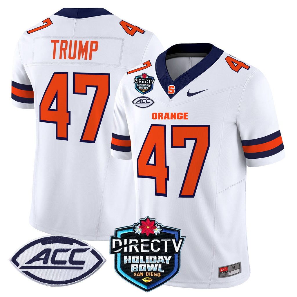 Men's Syracuse Orange 2025 Holiday Bowl Patch Vapor Limited Jersey - All Stitched - image 39