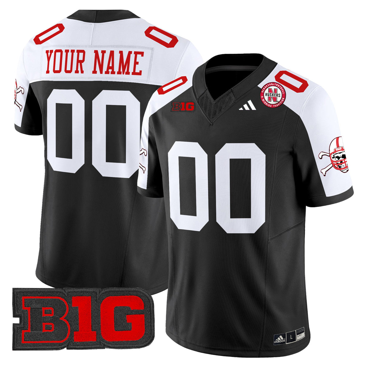 Nebraska Cornhuskers 2024 Vapor Limited Custom Jersey V2 - All Stitched - image 2