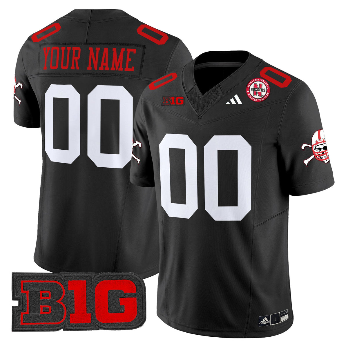 Nebraska Cornhuskers 2024 Vapor Limited Custom Jersey V2 - All Stitched - image 5