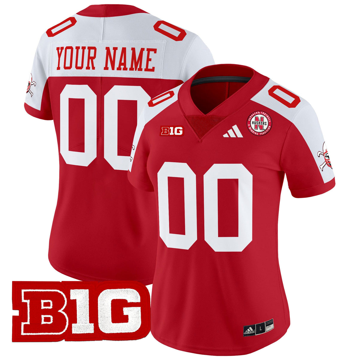 Nebraska Cornhuskers 2024 Vapor Limited Custom Jersey V2 - All Stitched - image 6