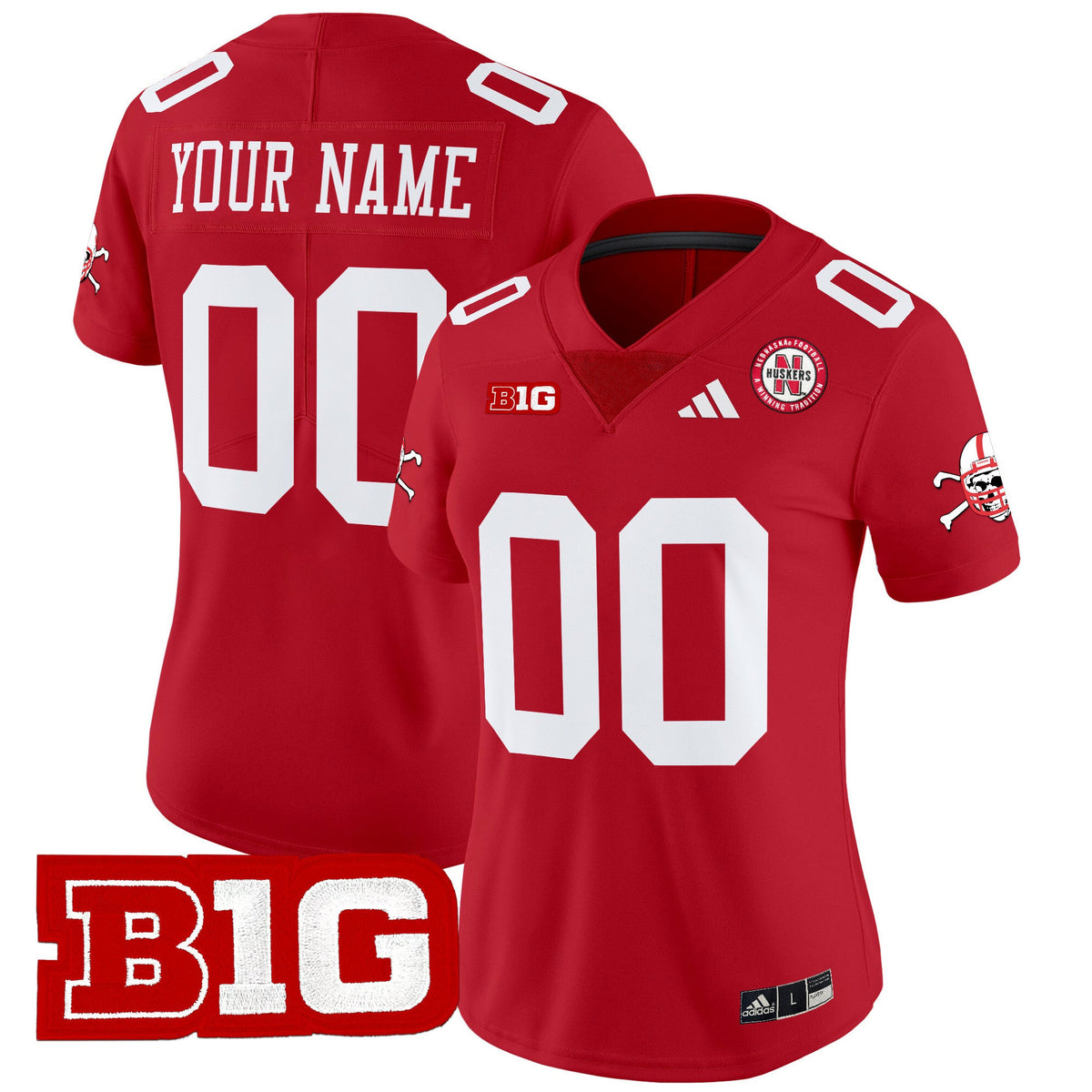 Nebraska Cornhuskers 2024 Vapor Limited Custom Jersey V2 - All Stitched - image 8