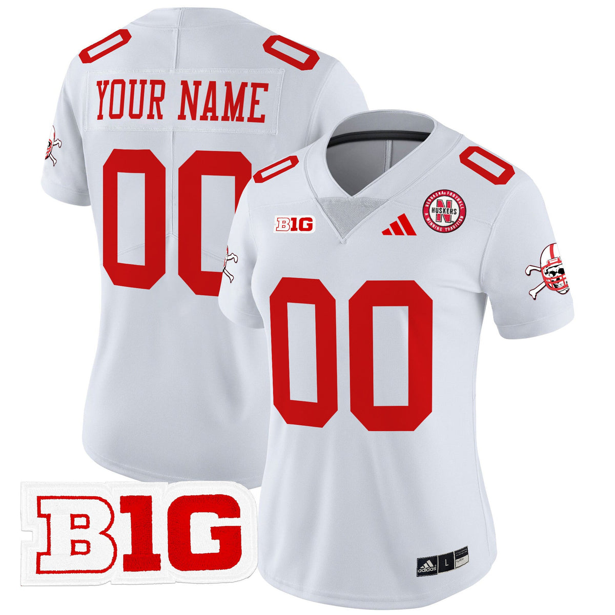 Nebraska Cornhuskers 2024 Vapor Limited Custom Jersey V2 - All Stitched - image 9