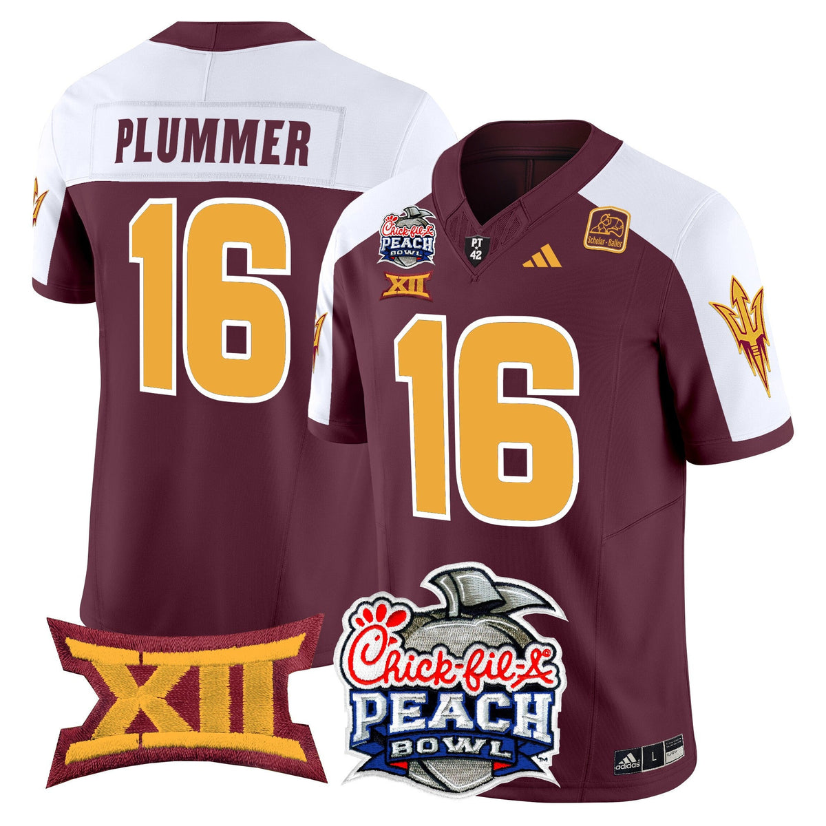 Men's Arizona State Sun Devils 2025 Peach Bowl Vapor Limited Jersey - All Stitched - image 28