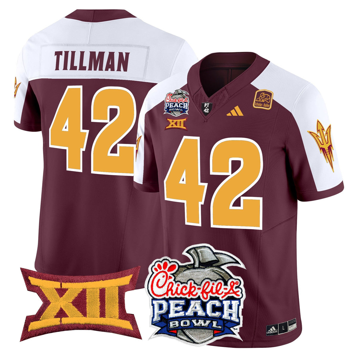 Men's Arizona State Sun Devils 2025 Peach Bowl Vapor Limited Jersey - All Stitched - image 30