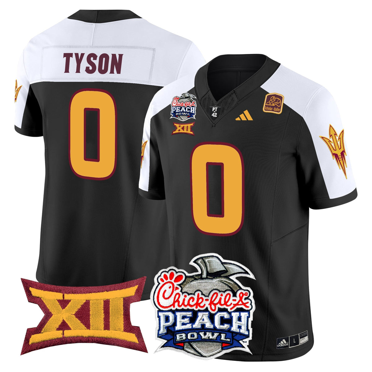 Men's Arizona State Sun Devils 2025 Peach Bowl Vapor Limited Jersey - All Stitched - image 19