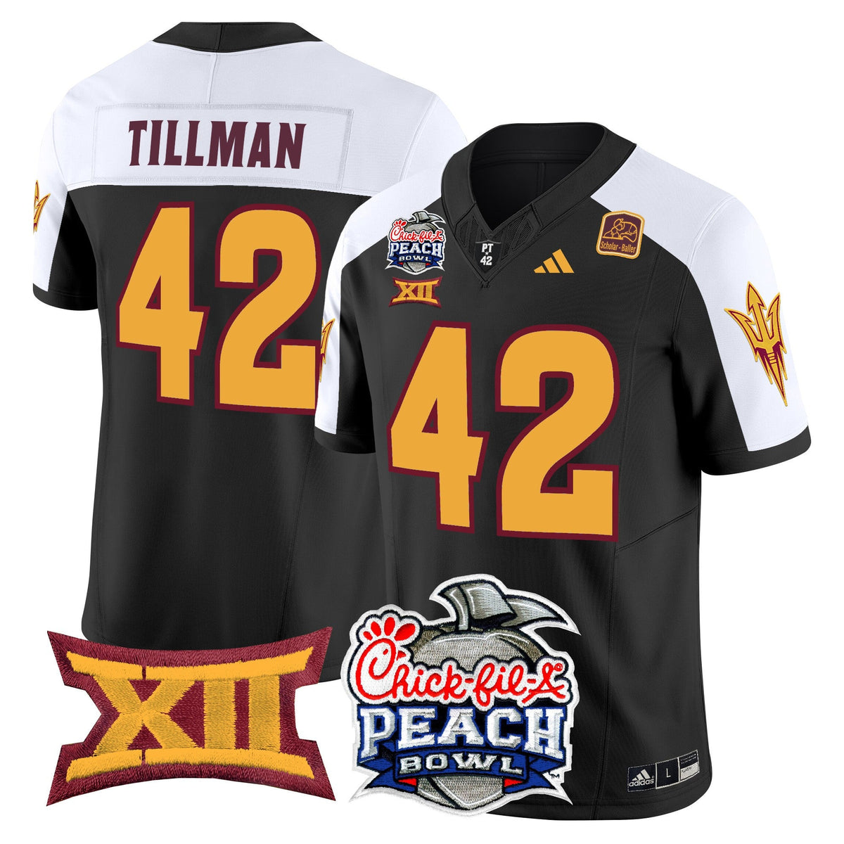Men's Arizona State Sun Devils 2025 Peach Bowl Vapor Limited Jersey - All Stitched - image 22