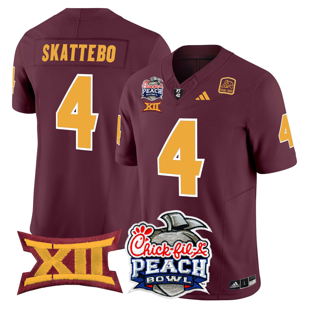 Men's Arizona State Sun Devils 2025 Peach Bowl Vapor Limited Jersey - All Stitched - image 34