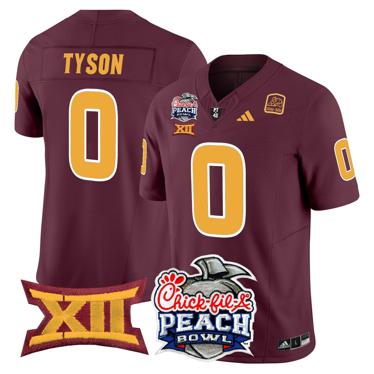 Men's Arizona State Sun Devils 2025 Peach Bowl Vapor Limited Jersey - All Stitched - image 35