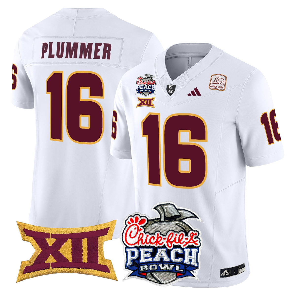 Men's Arizona State Sun Devils 2025 Peach Bowl Vapor Limited Jersey - All Stitched - image 52