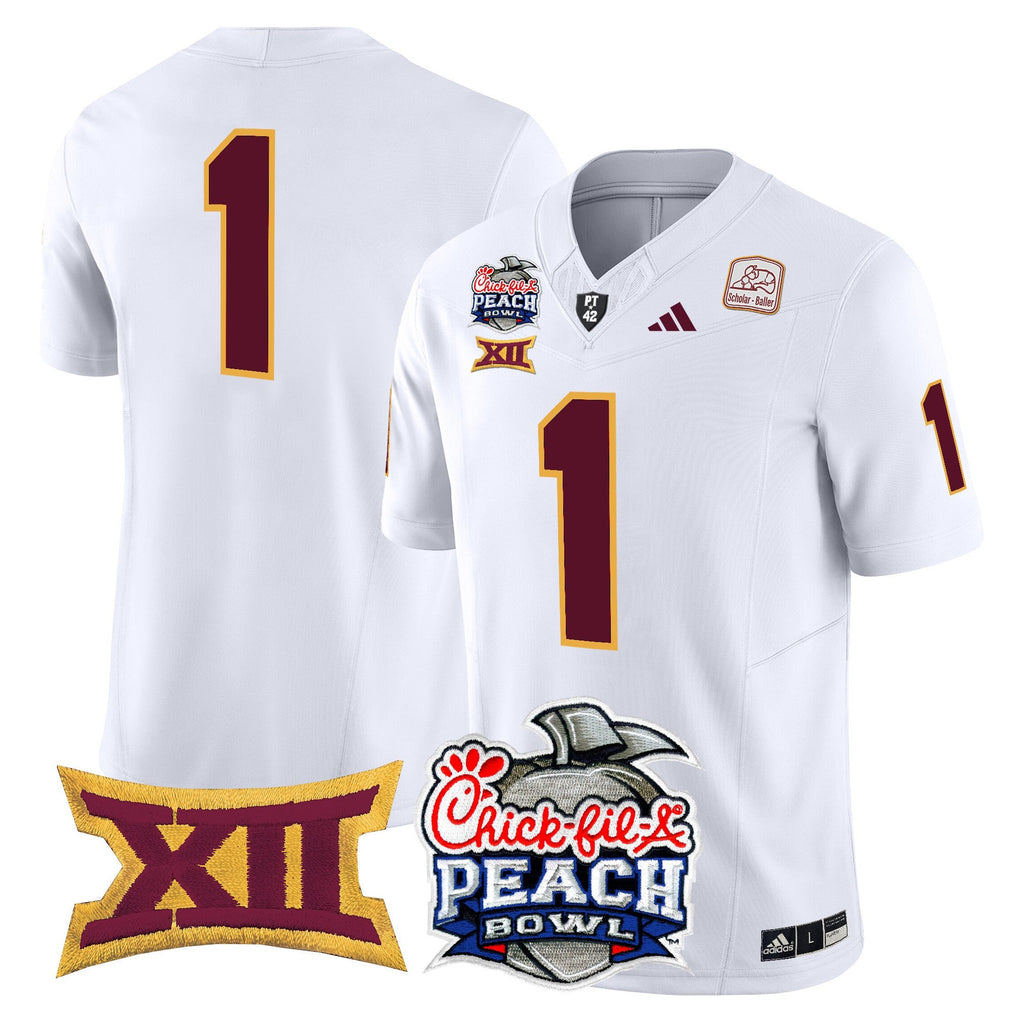 Men's Arizona State Sun Devils 2025 Peach Bowl Vapor Limited Jersey - All Stitched - image 56