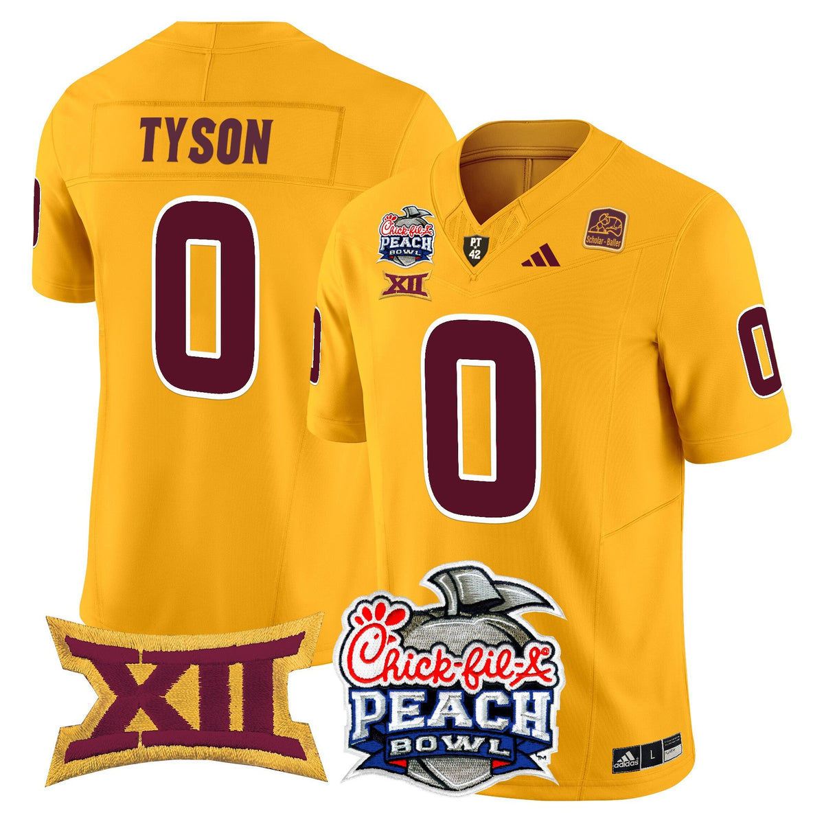 Men's Arizona State Sun Devils 2025 Peach Bowl Vapor Limited Jersey - All Stitched - image 3