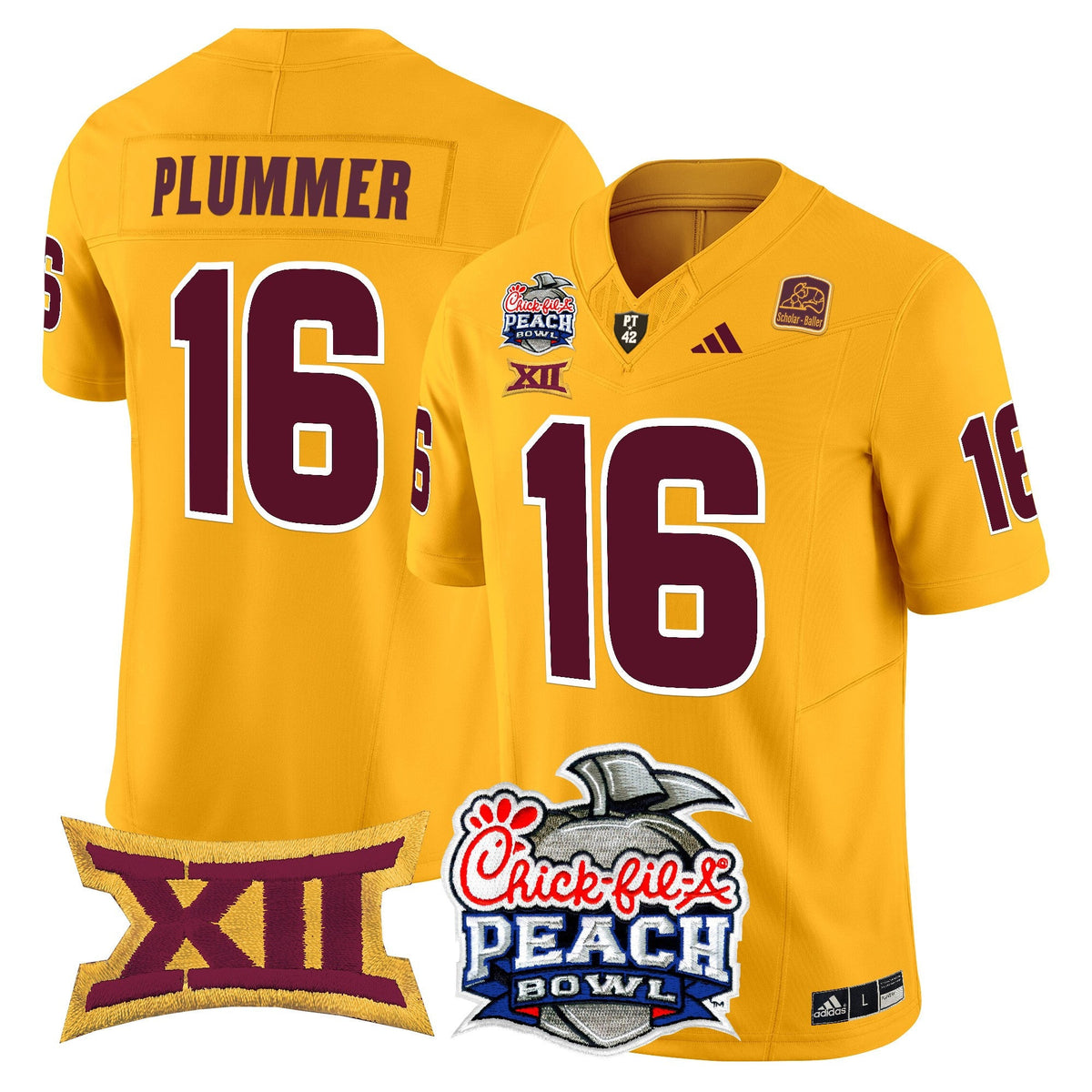 Men's Arizona State Sun Devils 2025 Peach Bowl Vapor Limited Jersey - All Stitched - image 4