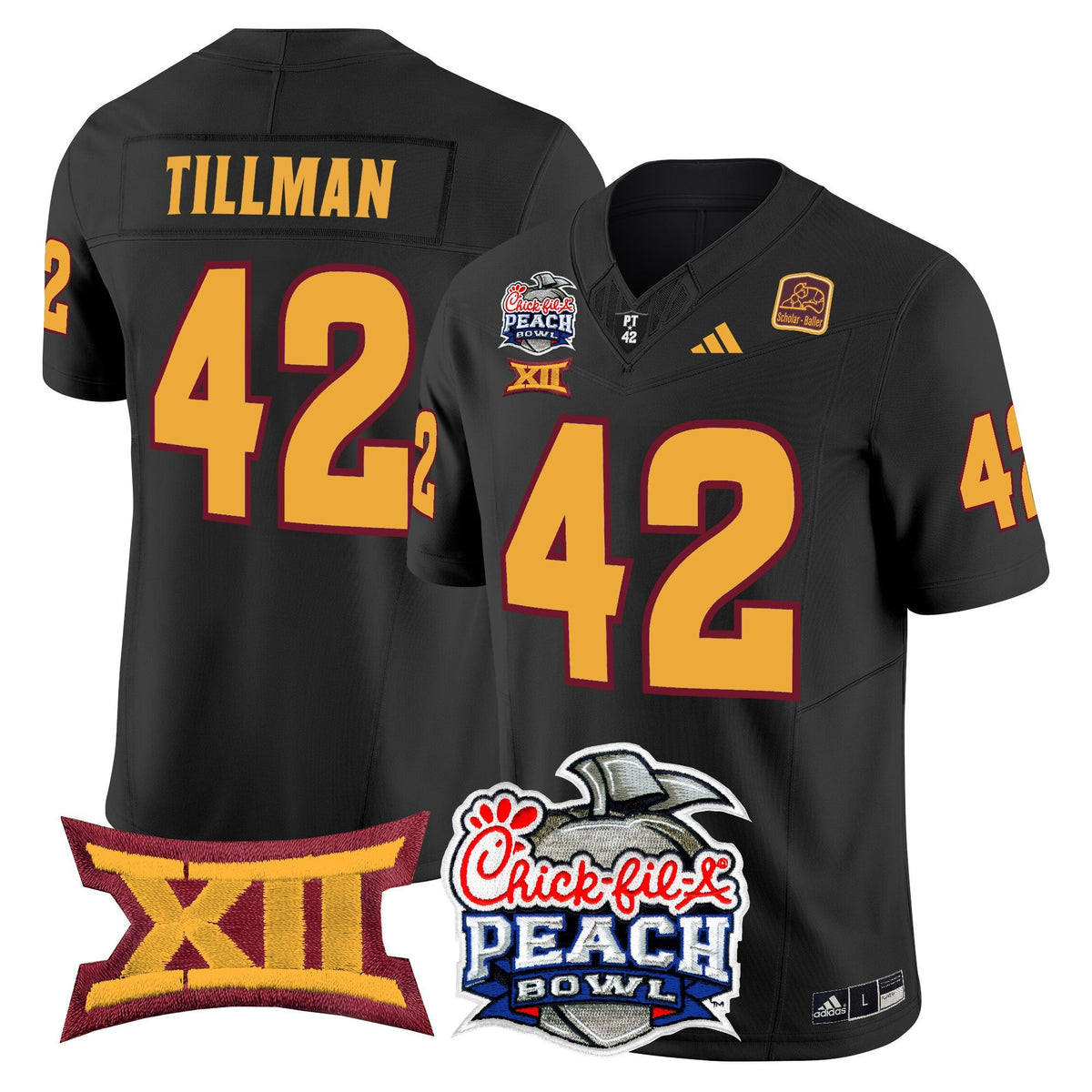 Men's Arizona State Sun Devils 2025 Peach Bowl Vapor Limited Jersey - All Stitched - image 46