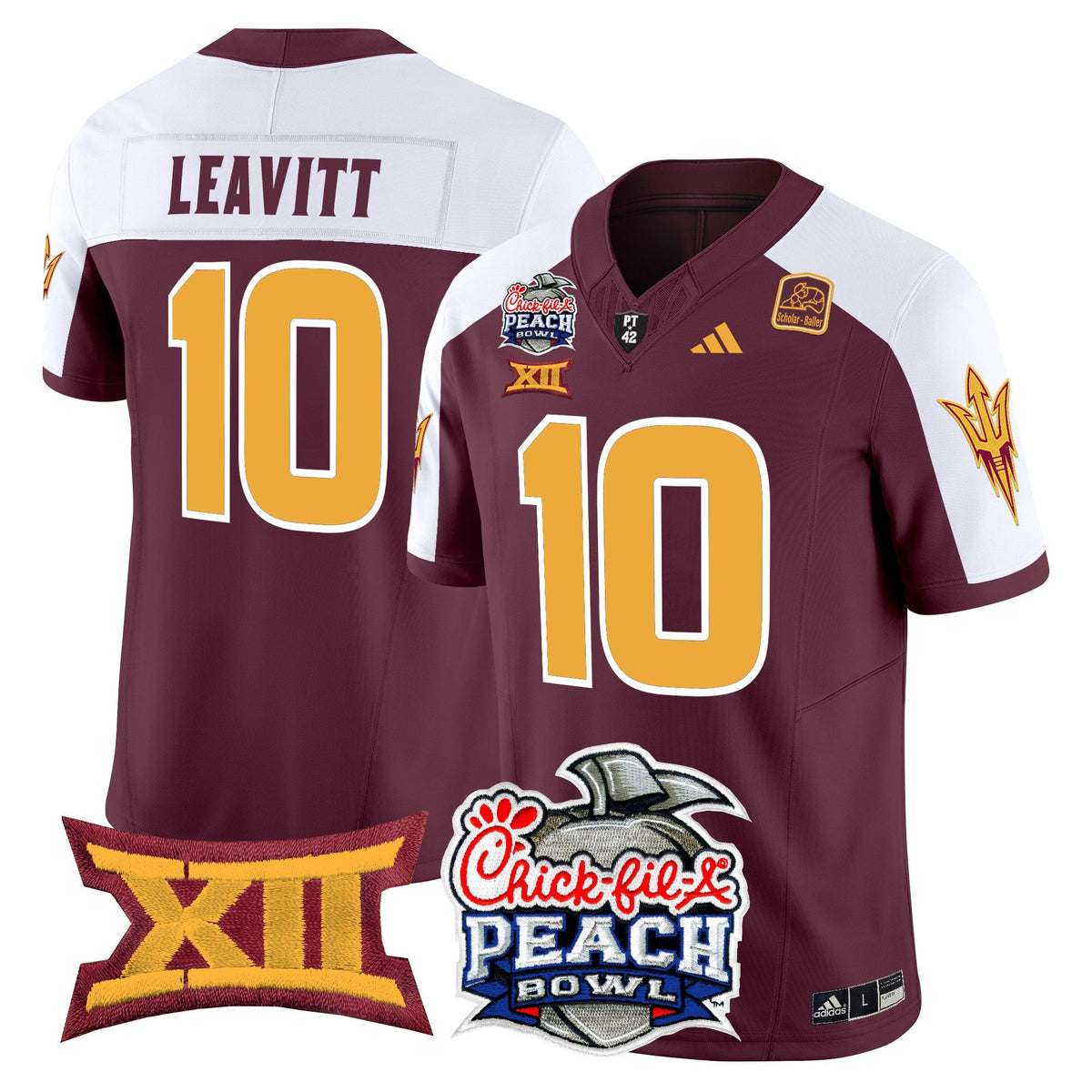 Men's Arizona State Sun Devils 2025 Peach Bowl Vapor Limited Jersey - All Stitched - image 25