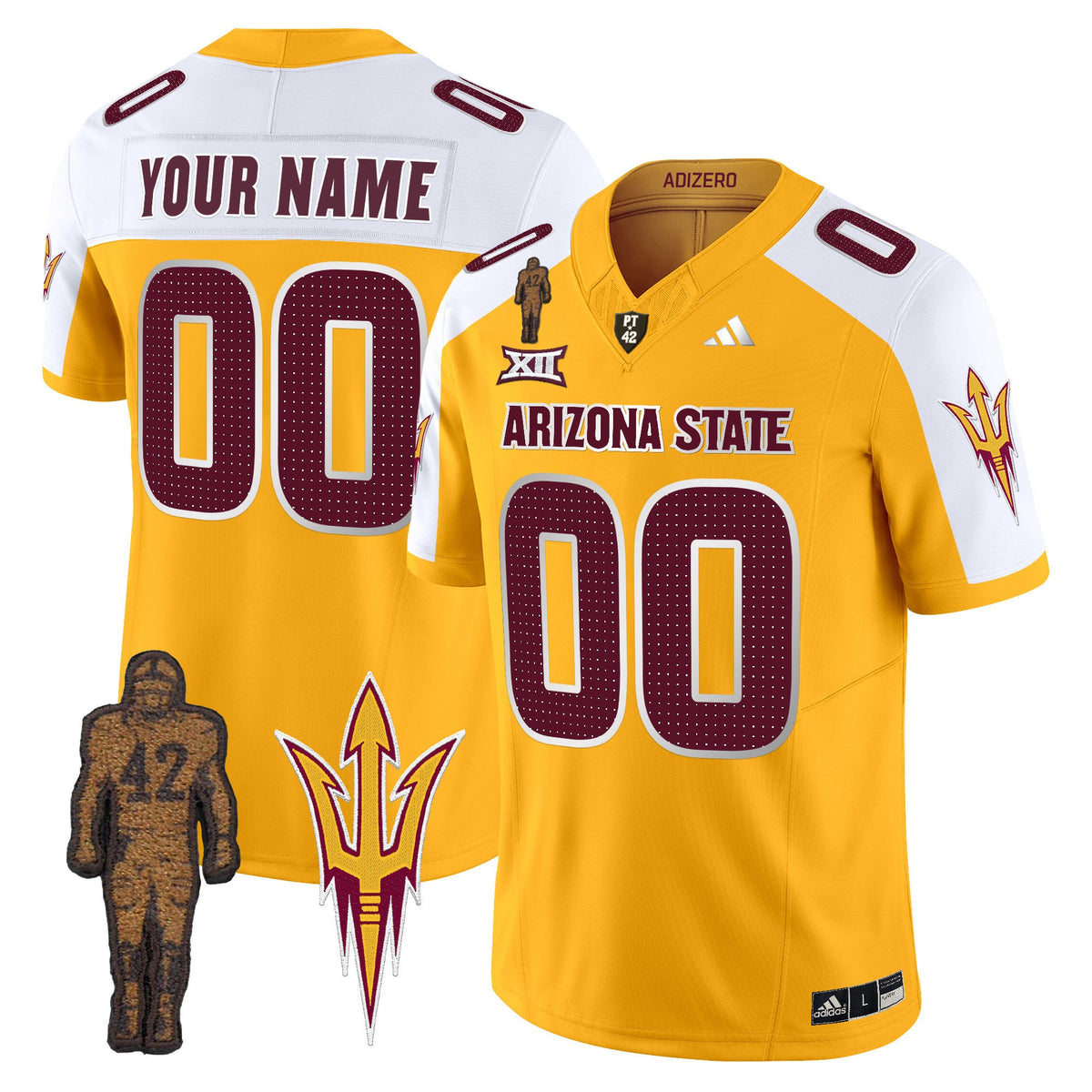 Arizona State Sun Devils 2024 Pat Tillman Honoring Patch Vapor Limited Custom Jersey V2 - All Stitched - image 2