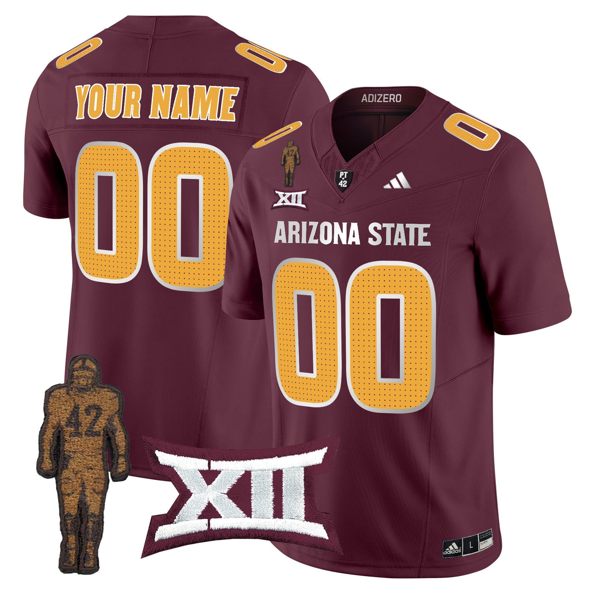 Arizona State Sun Devils 2024 Pat Tillman Honoring Patch Vapor Limited Custom Jersey V2 - All Stitched - image 5