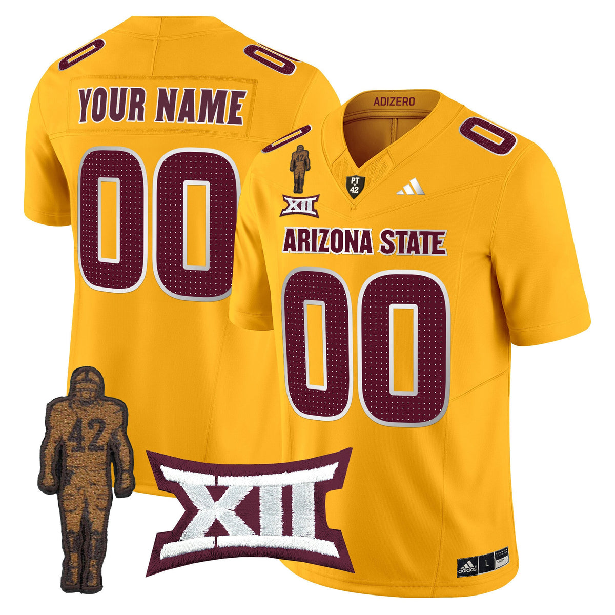 Arizona State Sun Devils 2024 Pat Tillman Honoring Patch Vapor Limited Custom Jersey V2 - All Stitched - image 1