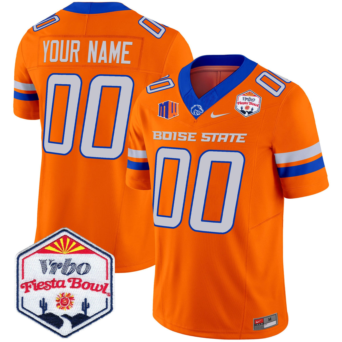 Boise State Broncos 2025 The Fiesta Bowl Patch Vapor Limited Custom Jersey - All Stitched - image 4