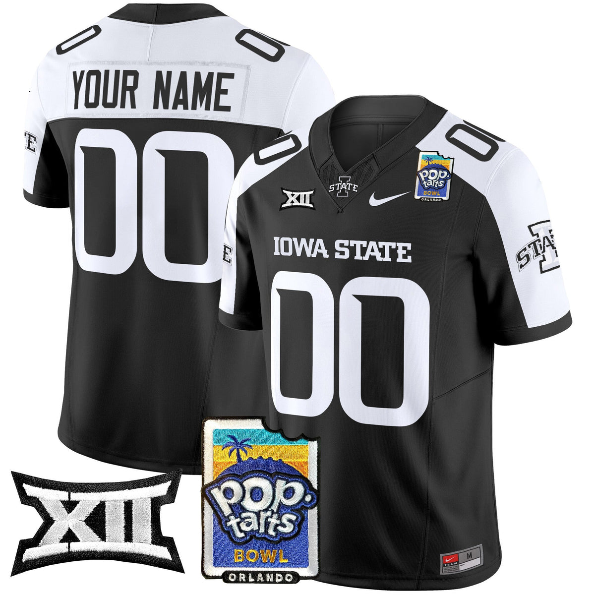 Iowa State Cyclones 2025 PopTarts Bowl Patch Vapor Limited Custom Jersey - All Stitched - image 2