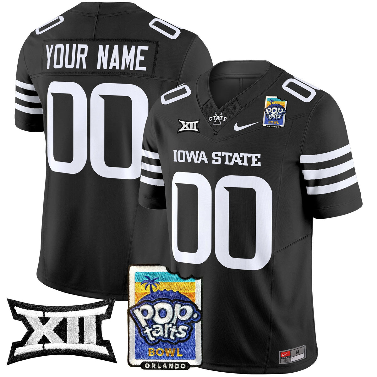 Iowa State Cyclones 2025 PopTarts Bowl Patch Vapor Limited Custom Jersey - All Stitched - image 4