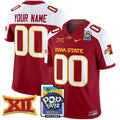 Iowa State Cyclones 2025 PopTarts Bowl Patch Vapor Limited Custom Jersey - All Stitched - image 1
