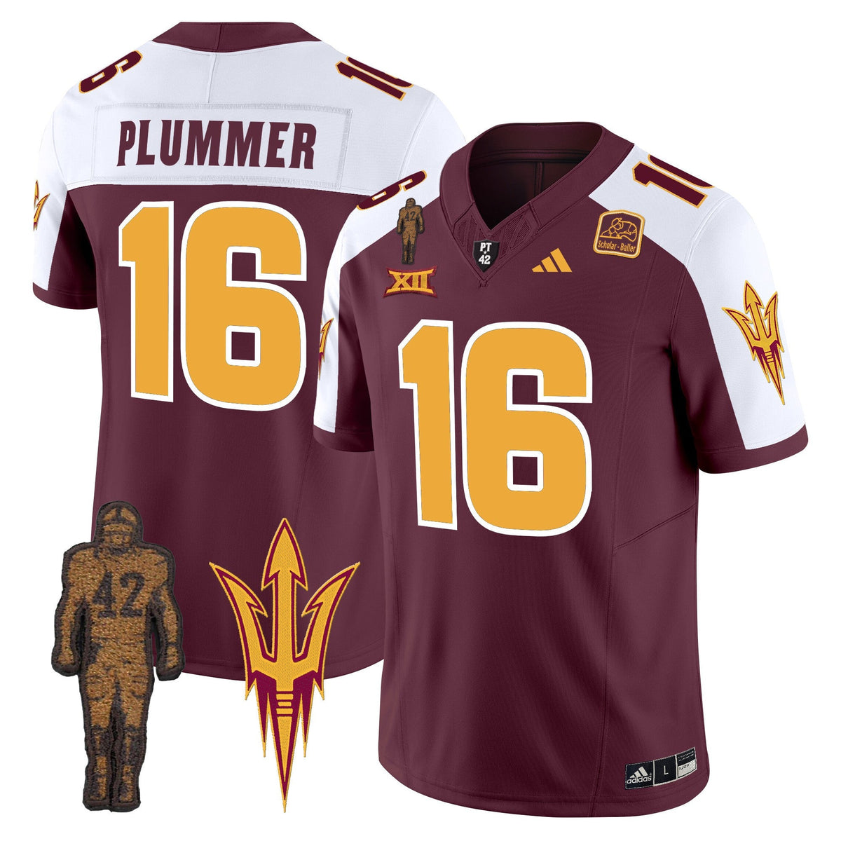 Men's Arizona State Sun Devils 2024 Pat Tillman Honoring Patch Vapor Limited Jersey - All Stitched - image 5