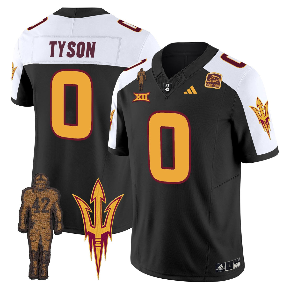 Men's Arizona State Sun Devils 2024 Pat Tillman Honoring Patch Vapor Limited Jersey - All Stitched - image 12