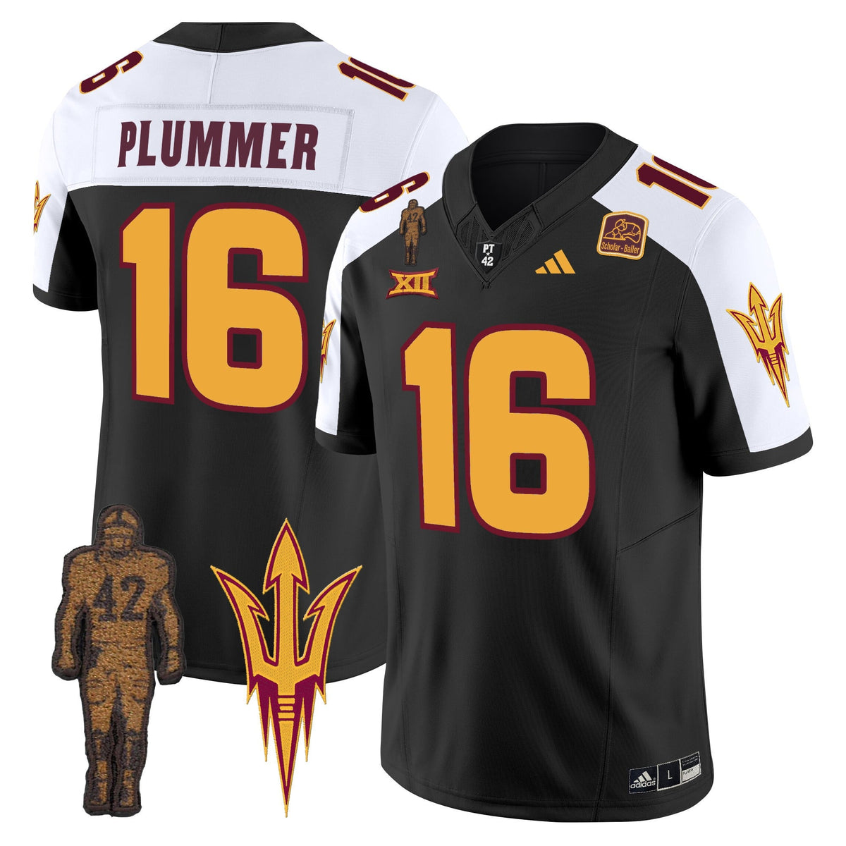 Men's Arizona State Sun Devils 2024 Pat Tillman Honoring Patch Vapor Limited Jersey - All Stitched - image 13