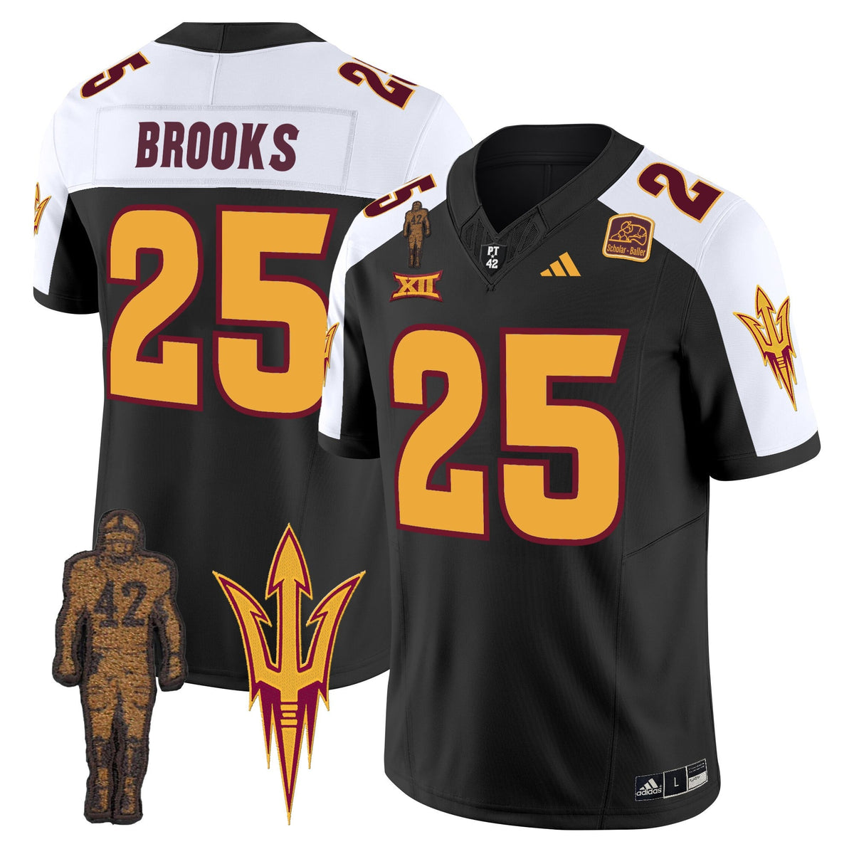 Men's Arizona State Sun Devils 2024 Pat Tillman Honoring Patch Vapor Limited Jersey - All Stitched - image 14
