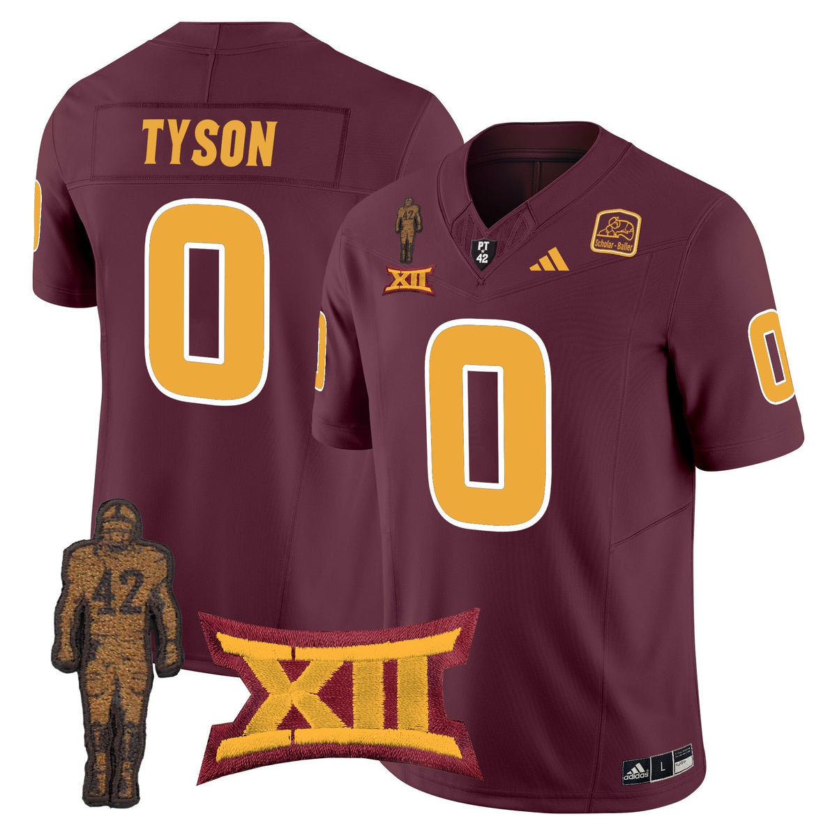 Men's Arizona State Sun Devils 2024 Pat Tillman Honoring Patch Vapor Limited Jersey - All Stitched - image 20