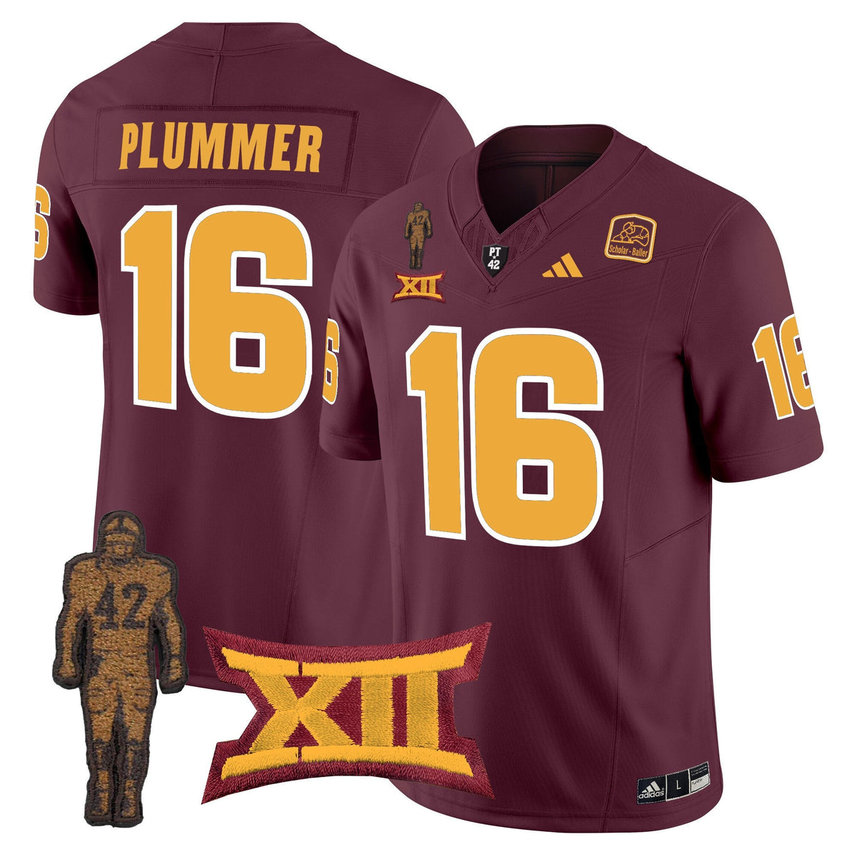 Men's Arizona State Sun Devils 2024 Pat Tillman Honoring Patch Vapor Limited Jersey - All Stitched - image 21