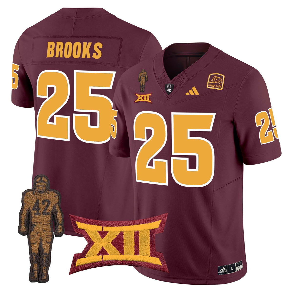 Men's Arizona State Sun Devils 2024 Pat Tillman Honoring Patch Vapor Limited Jersey - All Stitched - image 22