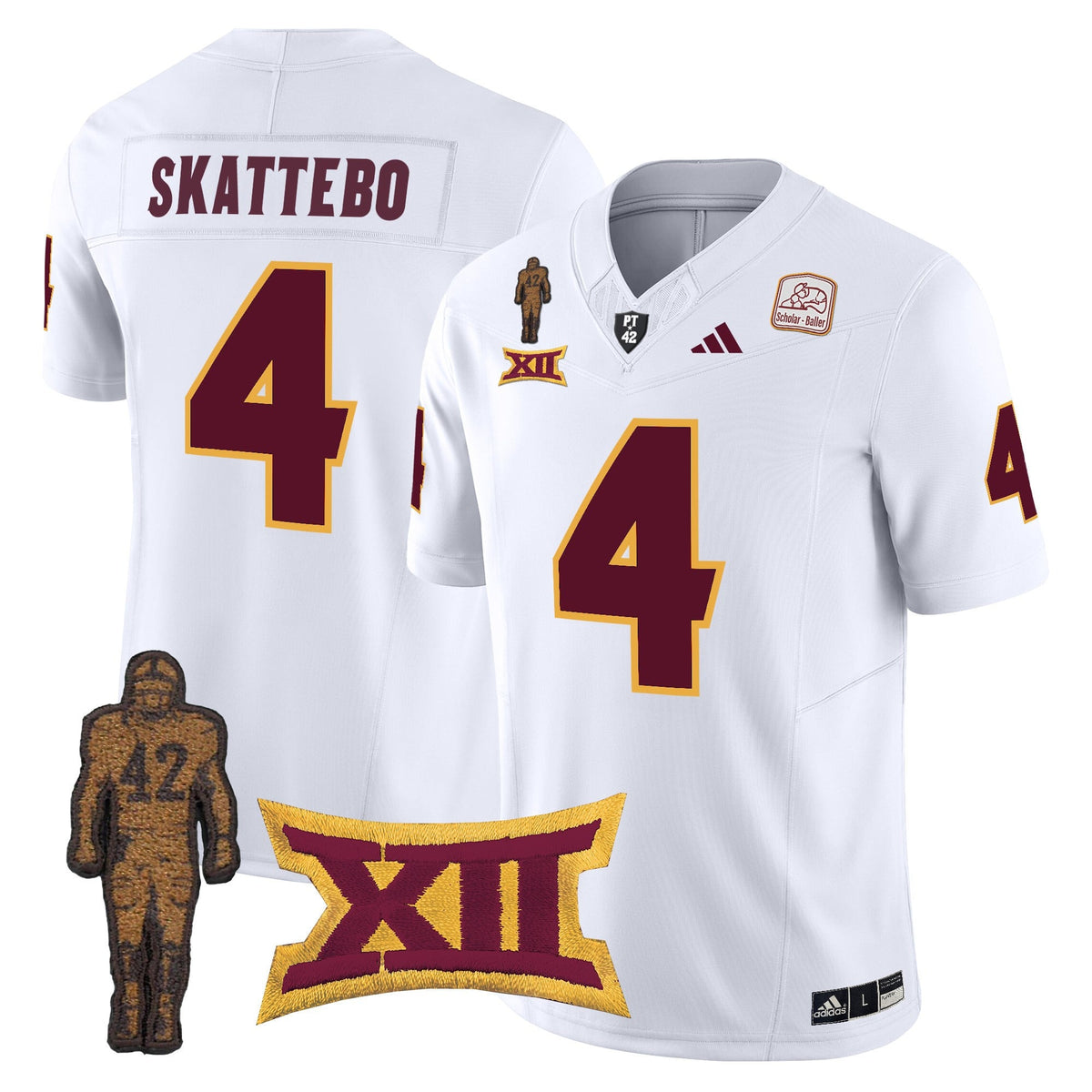 Men's Arizona State Sun Devils 2024 Pat Tillman Honoring Patch Vapor Limited Jersey - All Stitched - image 27