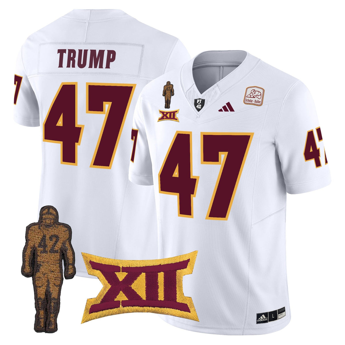 Men's Arizona State Sun Devils 2024 Pat Tillman Honoring Patch Vapor Limited Jersey - All Stitched - image 31