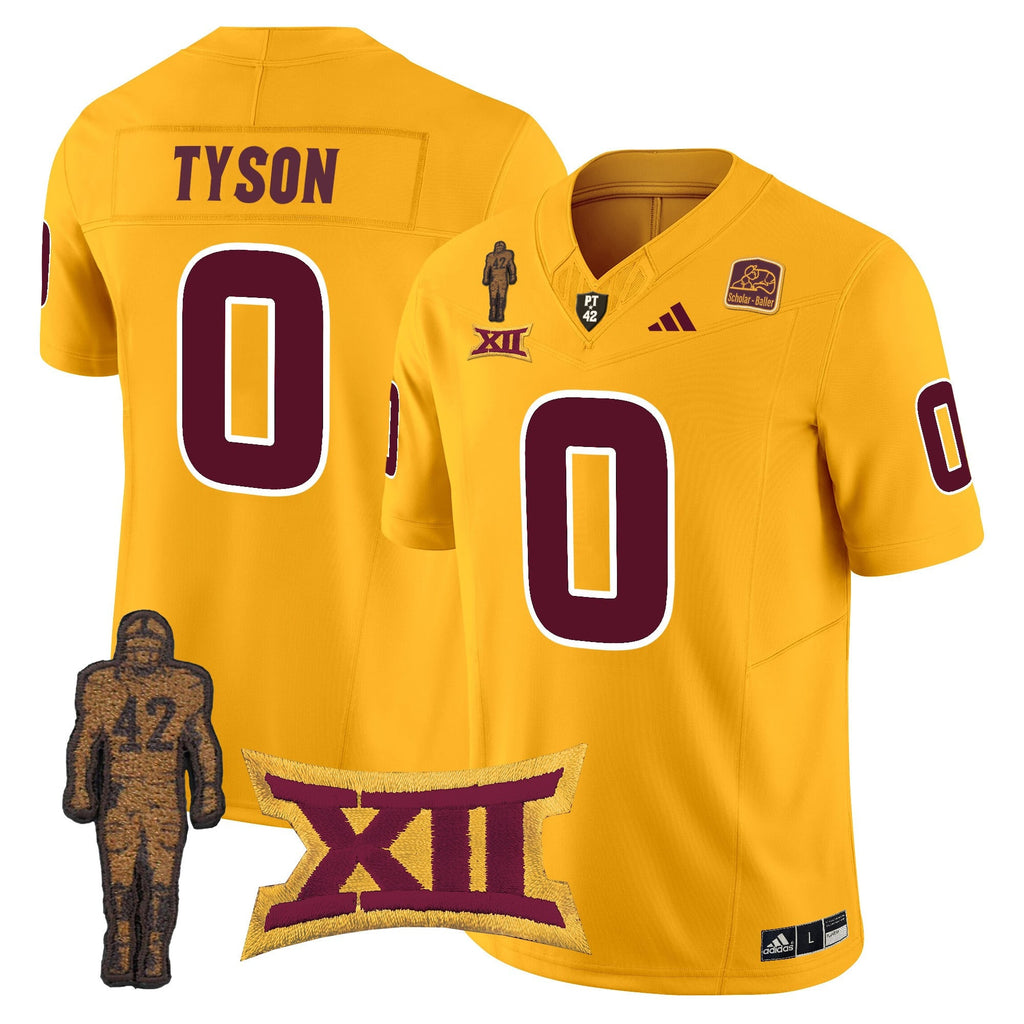 Men's Arizona State Sun Devils 2024 Pat Tillman Honoring Patch Vapor Limited Jersey - All Stitched - image 36