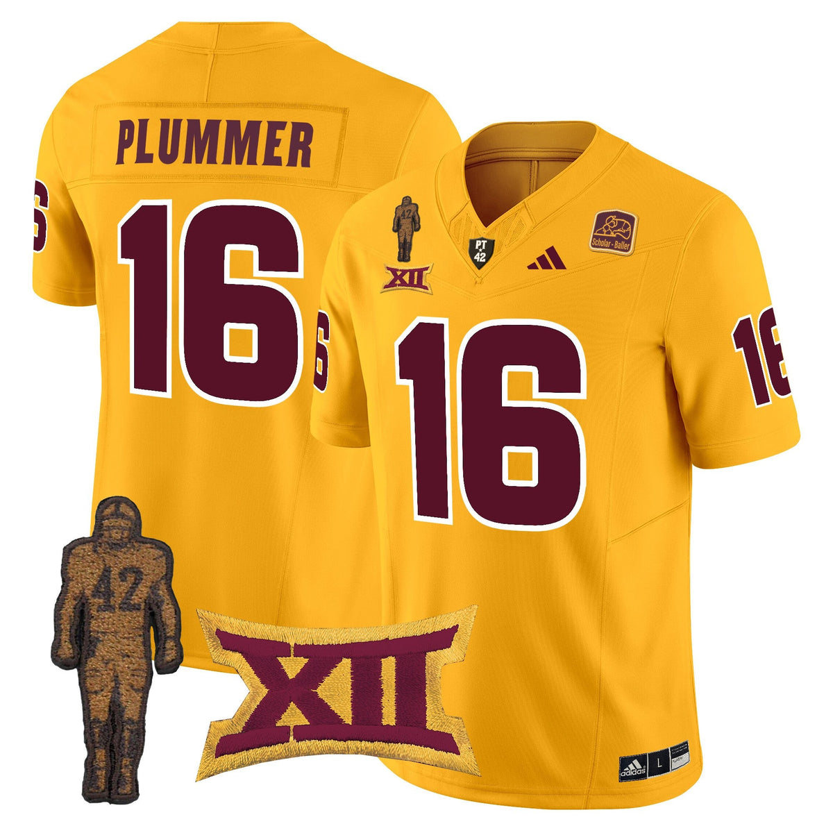 Men's Arizona State Sun Devils 2024 Pat Tillman Honoring Patch Vapor Limited Jersey - All Stitched - image 37