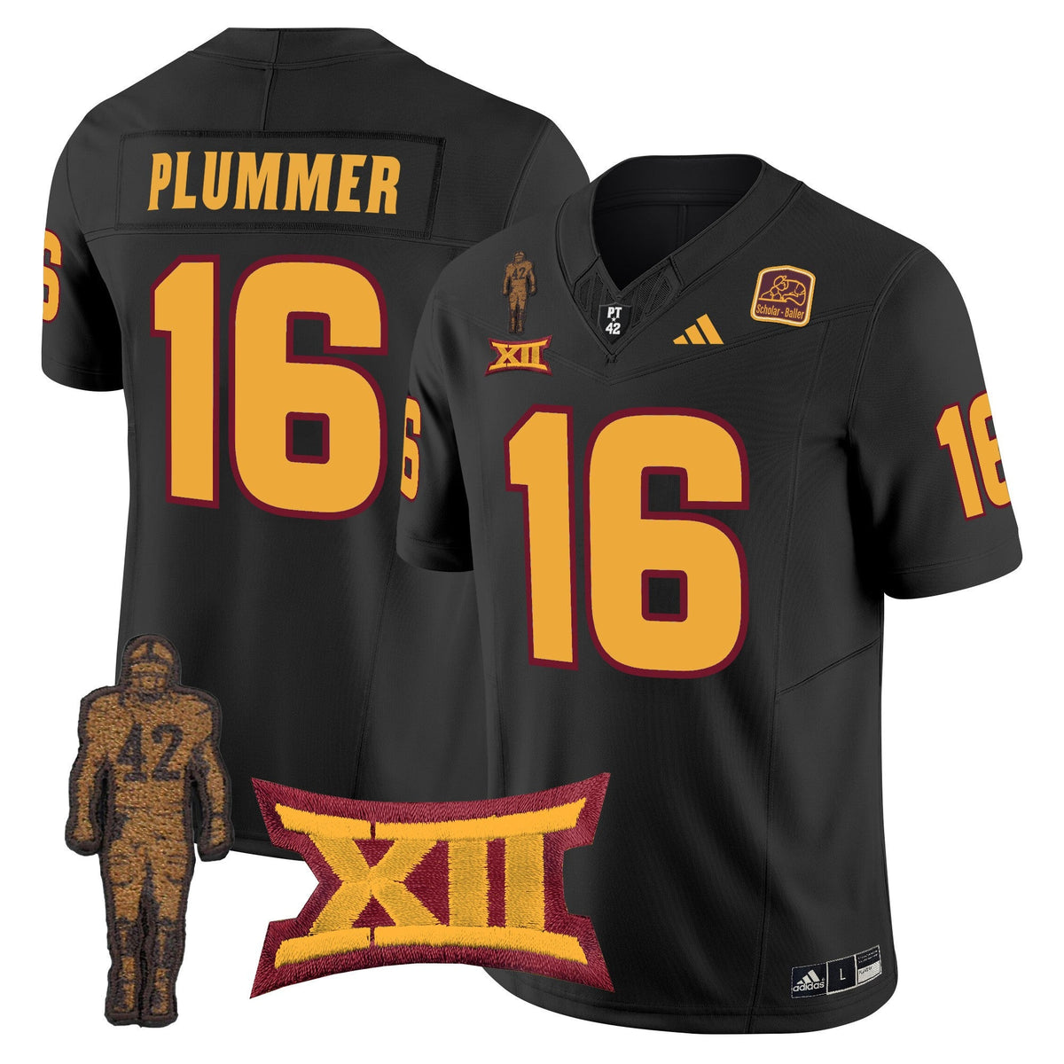 Men's Arizona State Sun Devils 2024 Pat Tillman Honoring Patch Vapor Limited Jersey - All Stitched - image 45