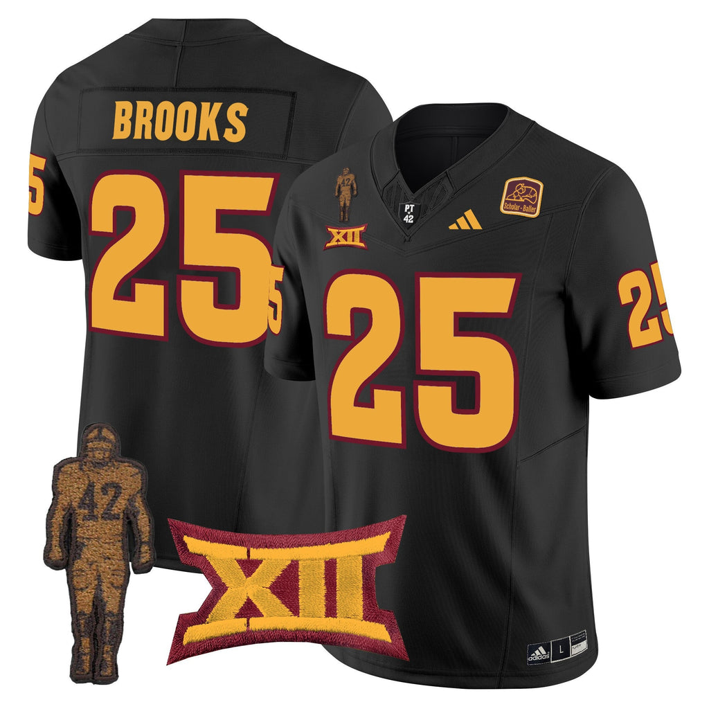 Men's Arizona State Sun Devils 2024 Pat Tillman Honoring Patch Vapor Limited Jersey - All Stitched - image 46