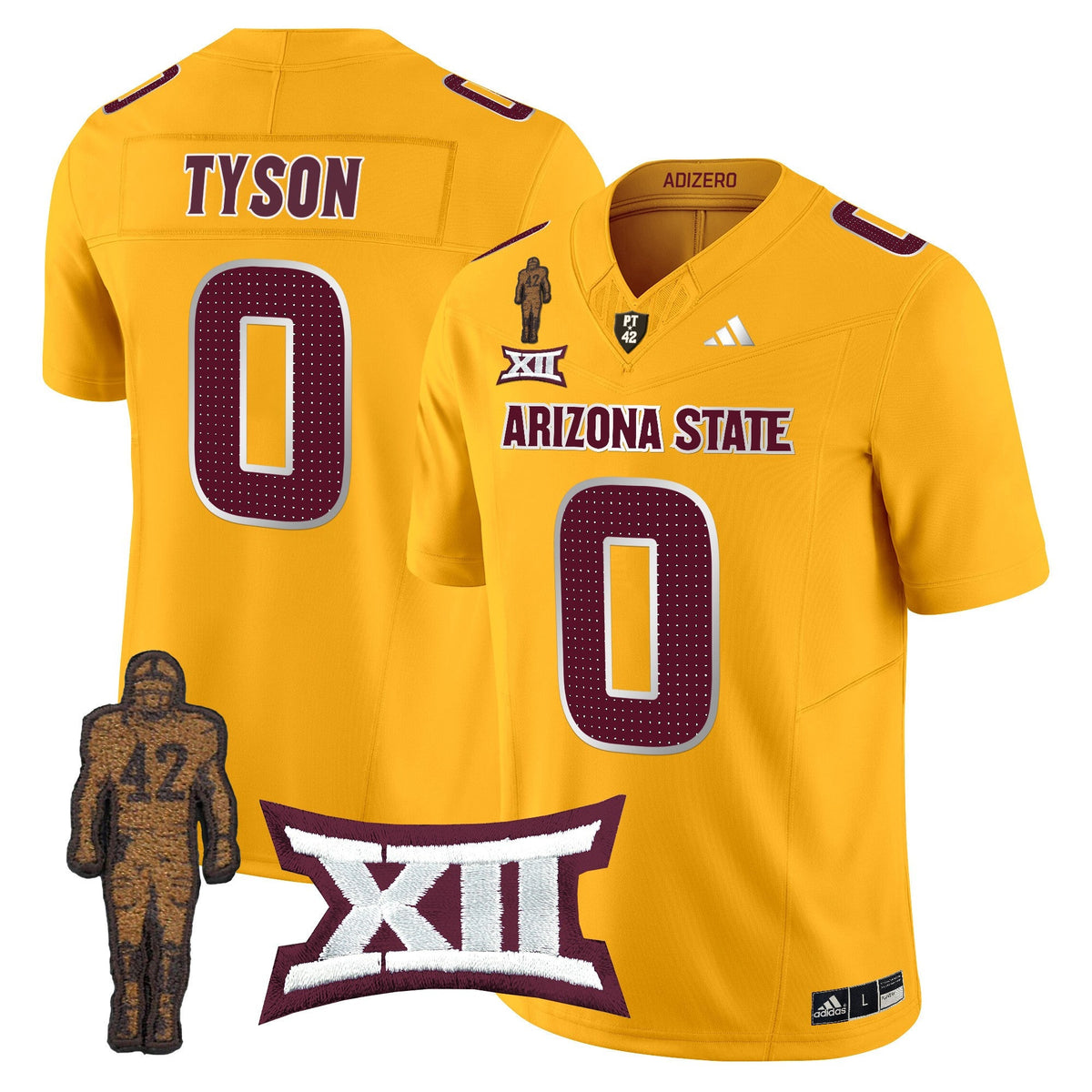 Men's Arizona State Sun Devils 2024 Pat Tillman Honoring Patch Vapor Limited Jersey V2 - All Stitched - image 4