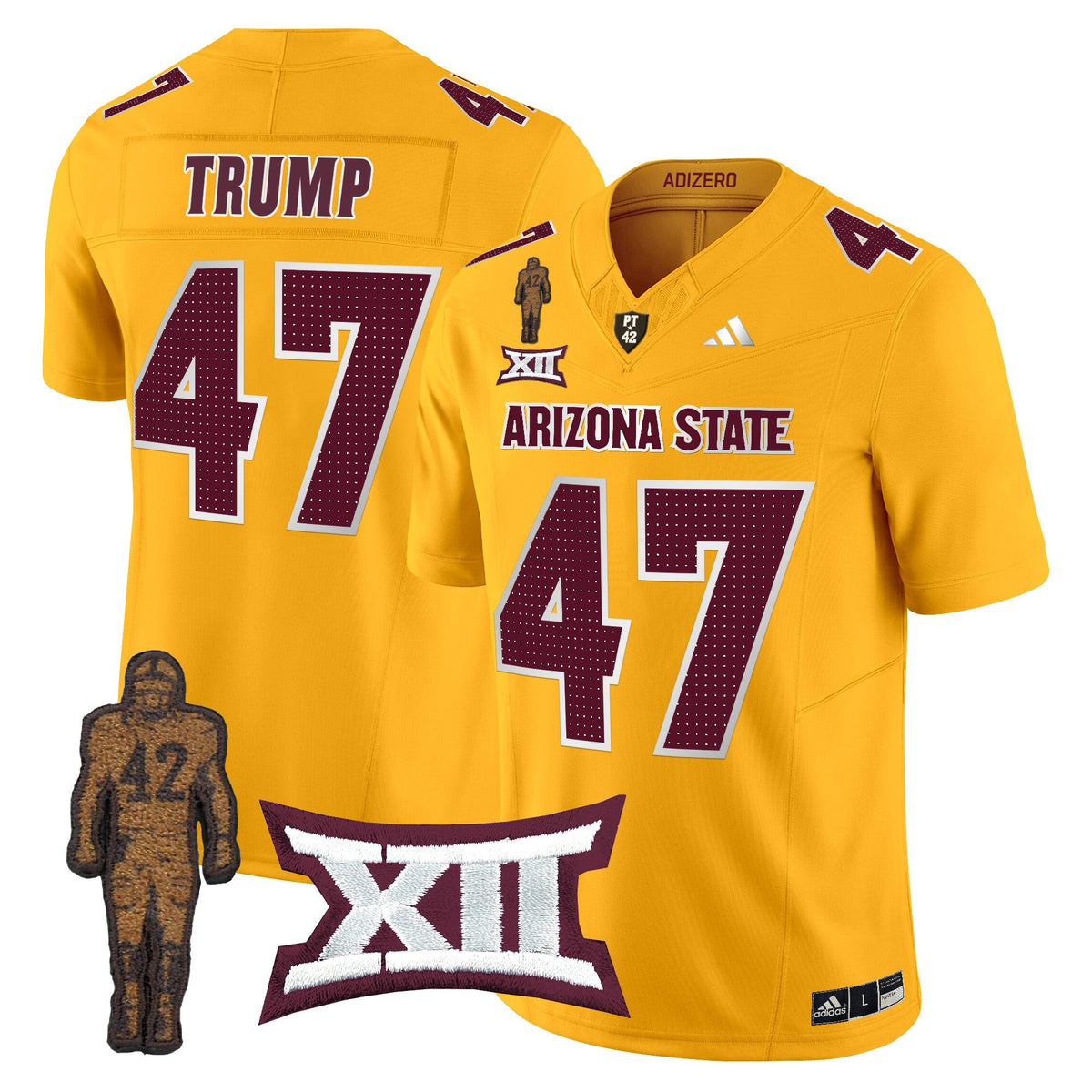 Men's Arizona State Sun Devils 2024 Pat Tillman Honoring Patch Vapor Limited Jersey V2 - All Stitched - image 7