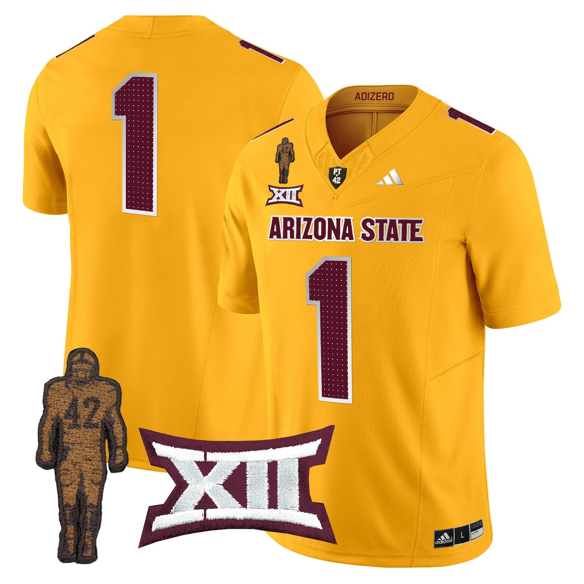 Men's Arizona State Sun Devils 2024 Pat Tillman Honoring Patch Vapor Limited Jersey V2 - All Stitched - image 8