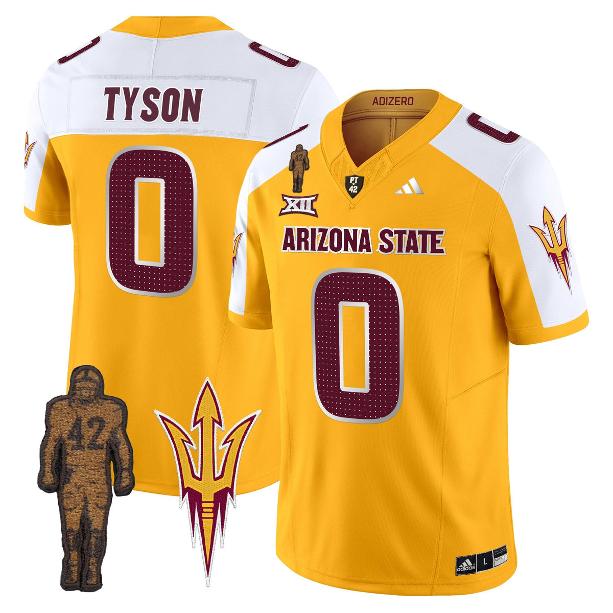 Men's Arizona State Sun Devils 2024 Pat Tillman Honoring Patch Vapor Limited Jersey V2 - All Stitched - image 12