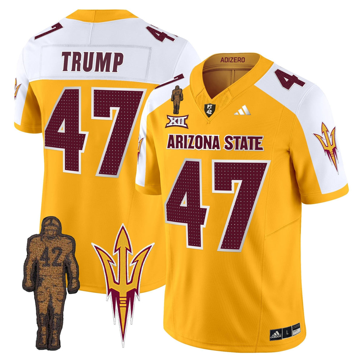 Men's Arizona State Sun Devils 2024 Pat Tillman Honoring Patch Vapor Limited Jersey V2 - All Stitched - image 15