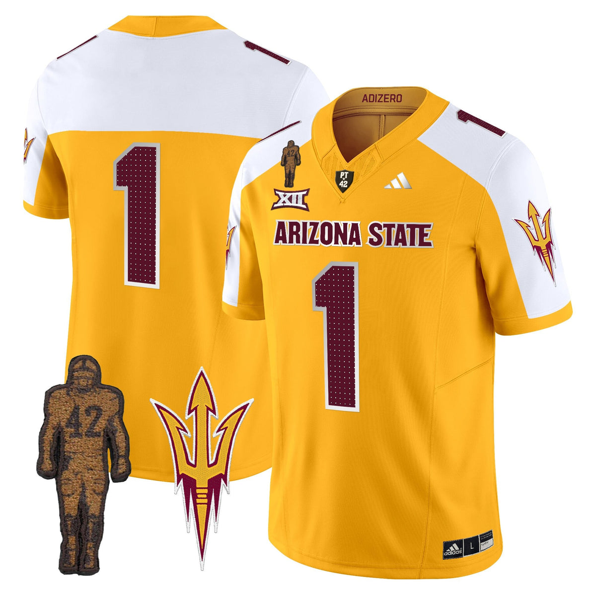Men's Arizona State Sun Devils 2024 Pat Tillman Honoring Patch Vapor Limited Jersey V2 - All Stitched - image 16