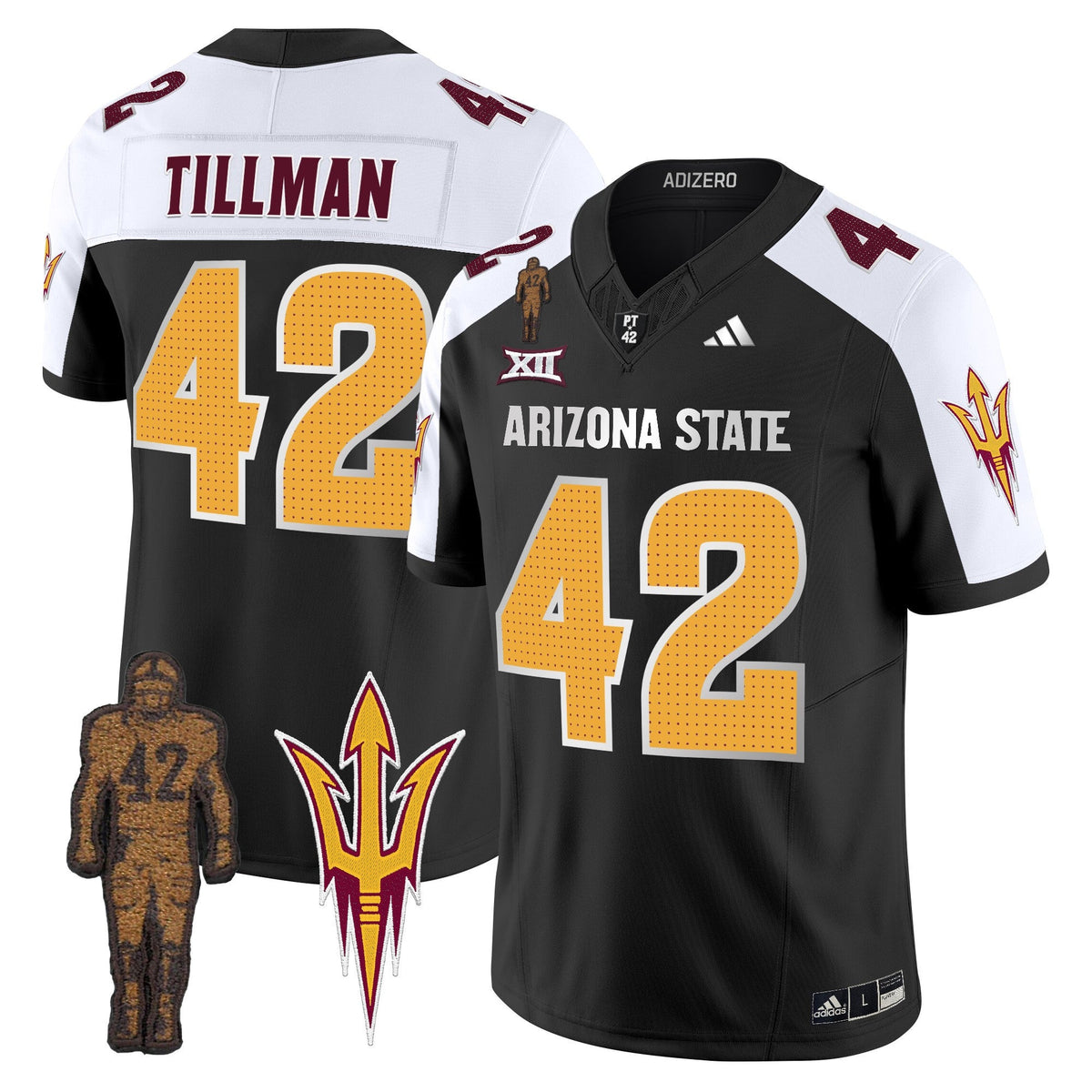 Men's Arizona State Sun Devils 2024 Pat Tillman Honoring Patch Vapor Limited Jersey V2 - All Stitched - image 17