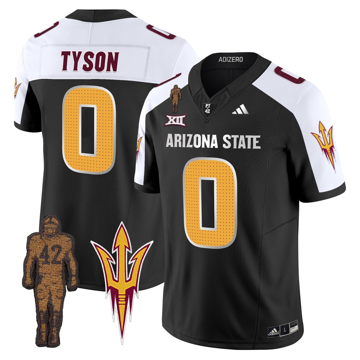 Men's Arizona State Sun Devils 2024 Pat Tillman Honoring Patch Vapor Limited Jersey V2 - All Stitched - image 20